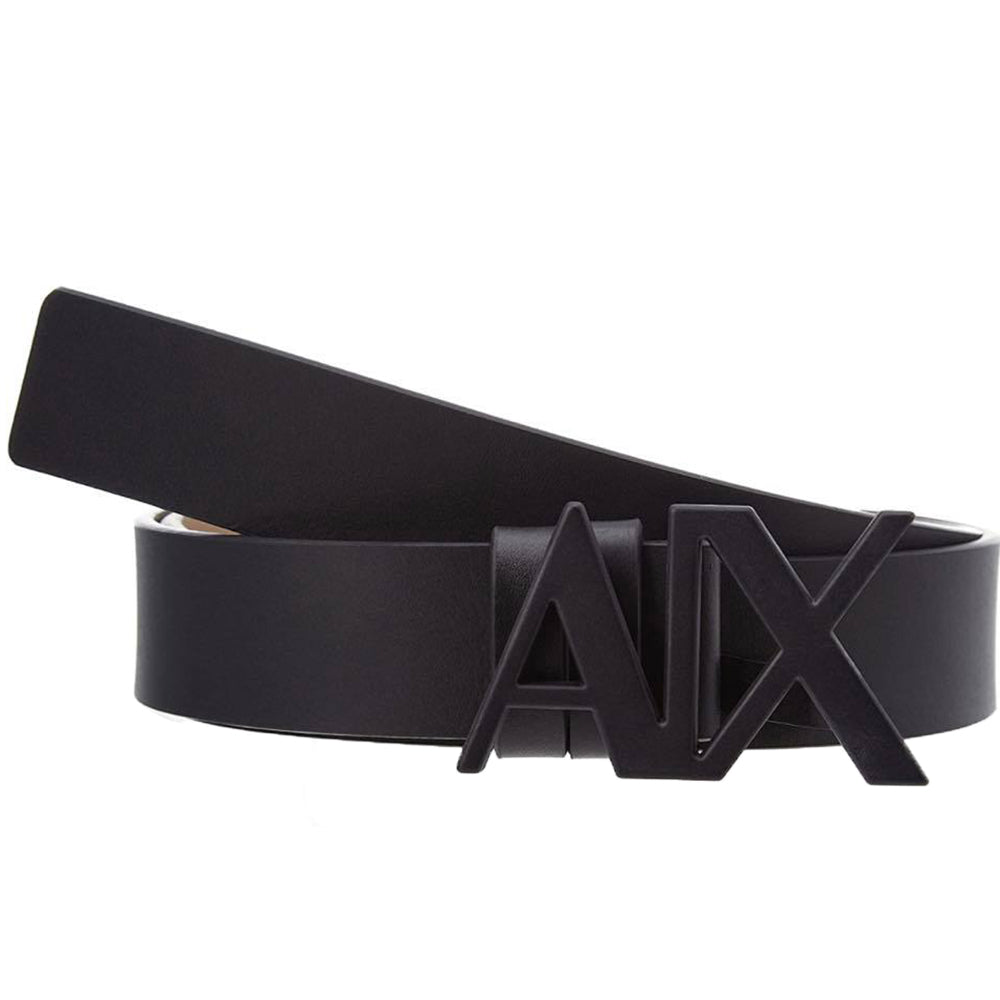 Cintura Armani Exchange art 941134 1A757 logo AX nero