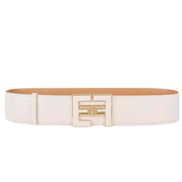 Cintura Elisabetta Franchi art CT14S31E2 burro con placca