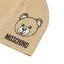 Cappello Moschino Art 65214 berretto in lurex teddy face lato con logo