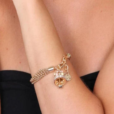 Bracciale Multifili Amo Capri 3571205 in metallo con campanella multicolor