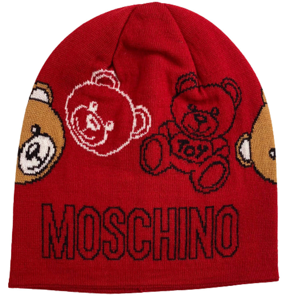Cappello Moschino art 65242 teddy disegno e logo