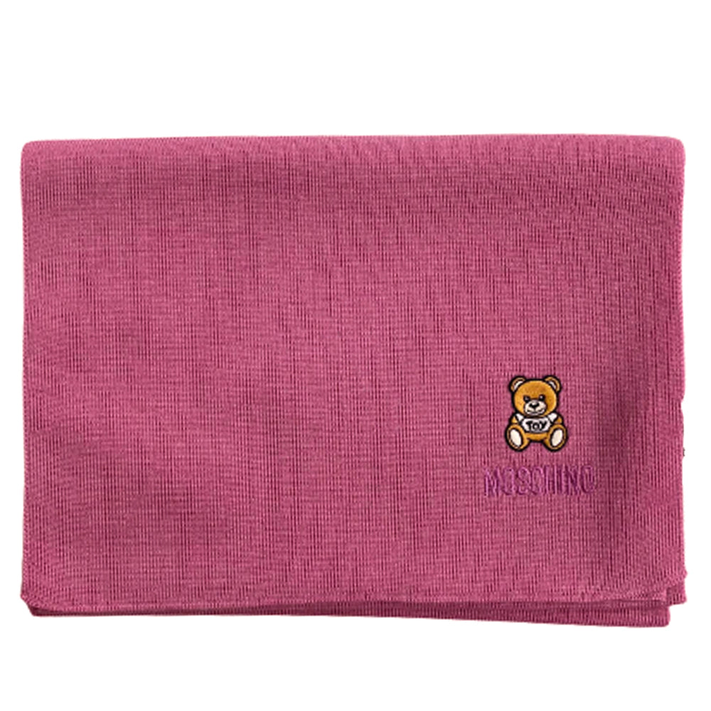 Sciarpa Moschino Art.30620 con teddy piccolo lato