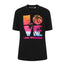 T-shirt Love Moschino art W4H0609M3876 nero logo tramonto