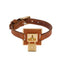 Bracciale Elisabetta Franchi art BC-1MC-22E2 in cuoio con lucchetto