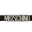 Cintura Moschino Couture small art 8008 opaca logo piccolo argento