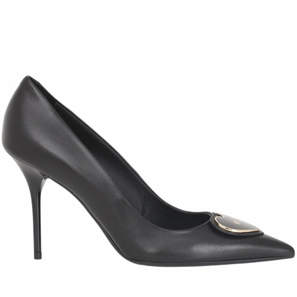 Scarpe Love Moschino art JA10139 décolleté nere con cuore