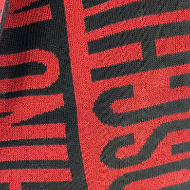 Sciarpa Moschino art 30623 fantasia logo grande