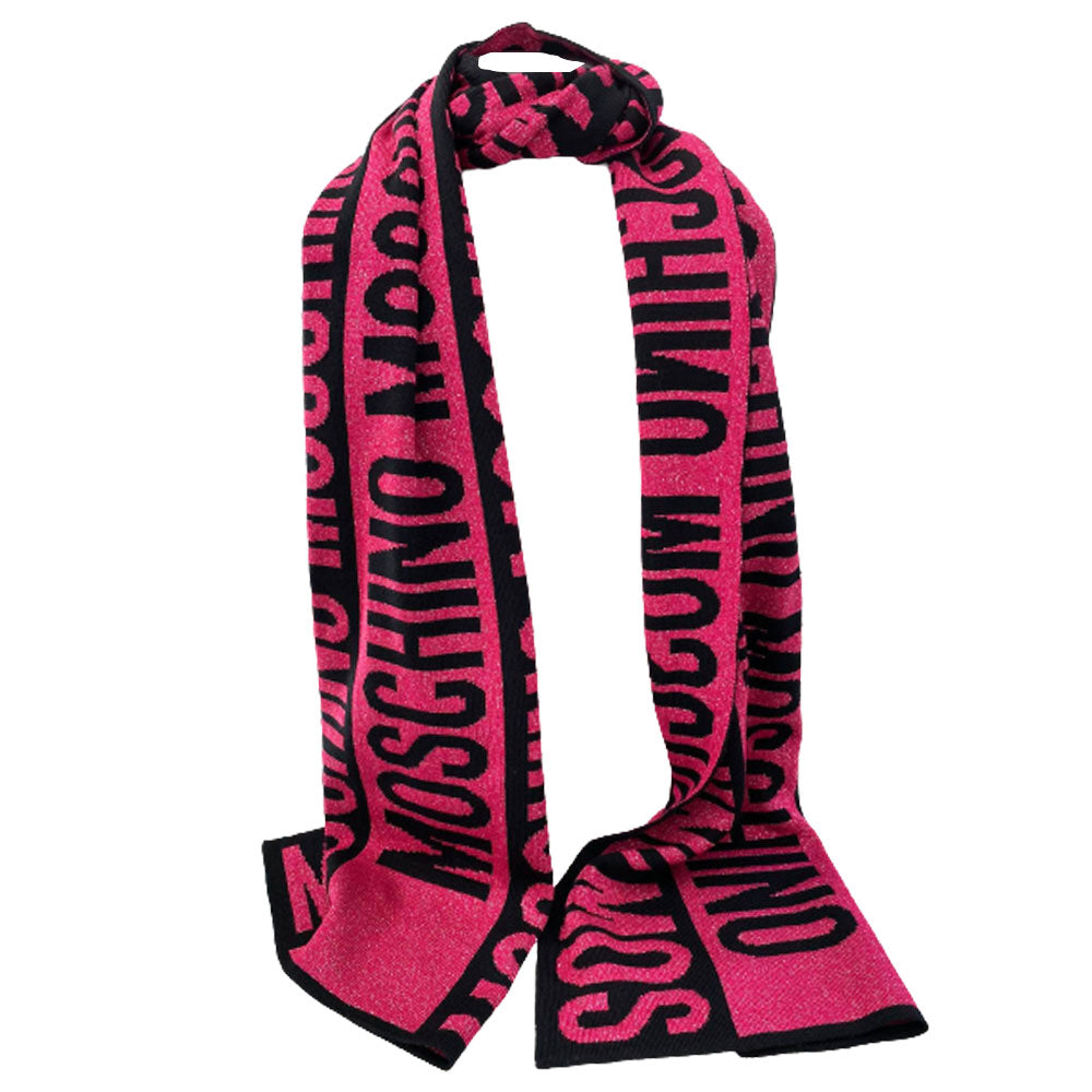 Sciarpa Moschino art 30623 fantasia logo grande