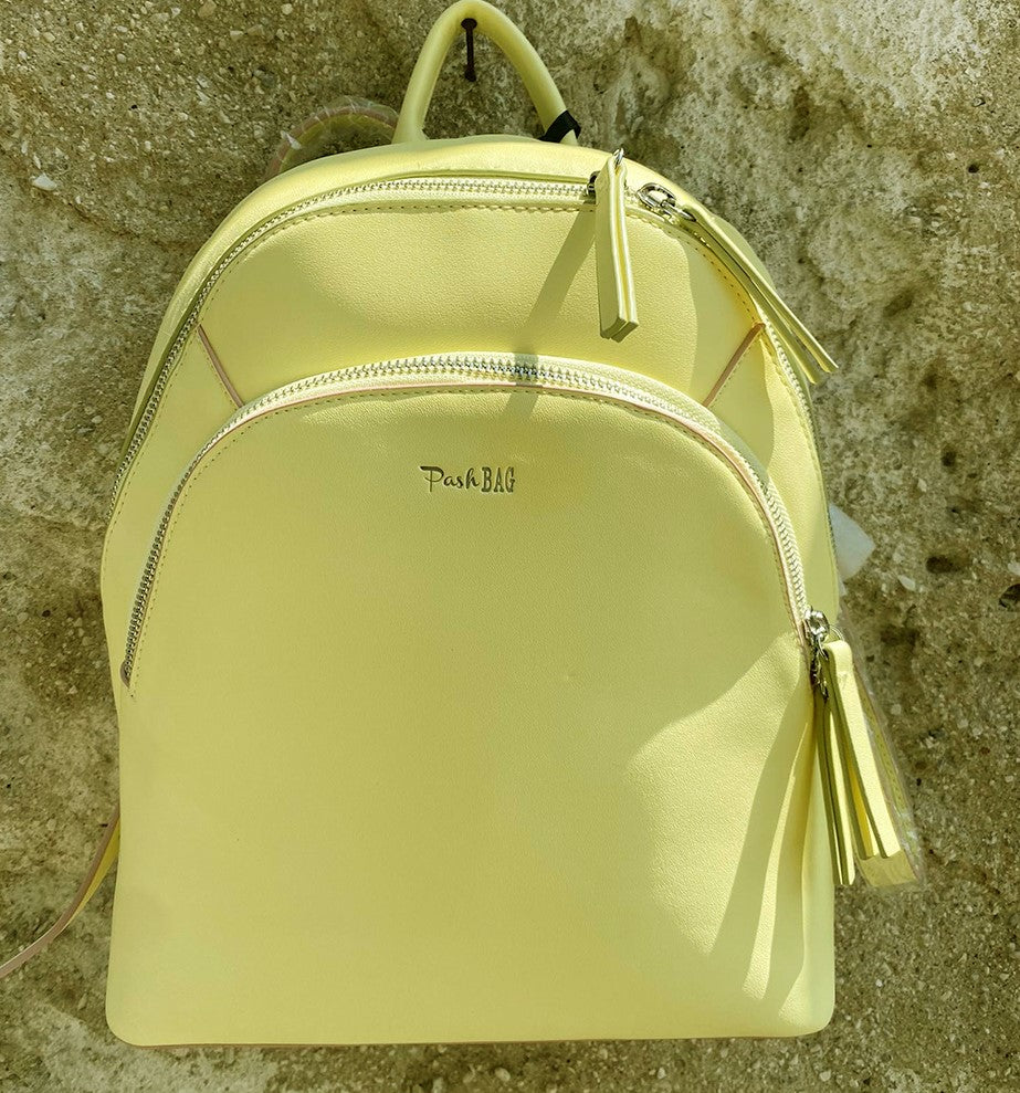 Zaino Pash bag art 13920 shane evermore giallo by l'atelier du sac