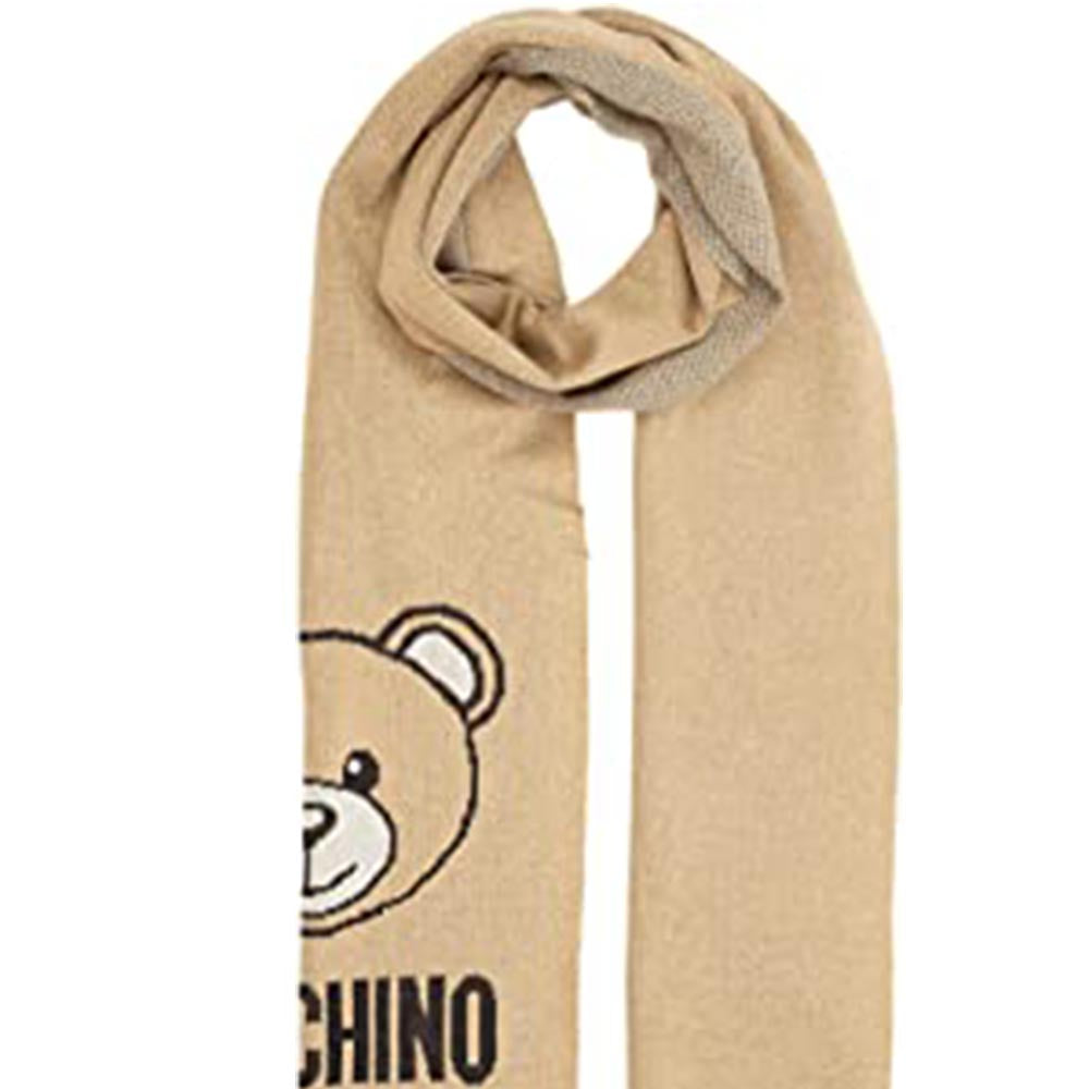 Sciarpa Moschino art 30666 lurex face teddy e logo