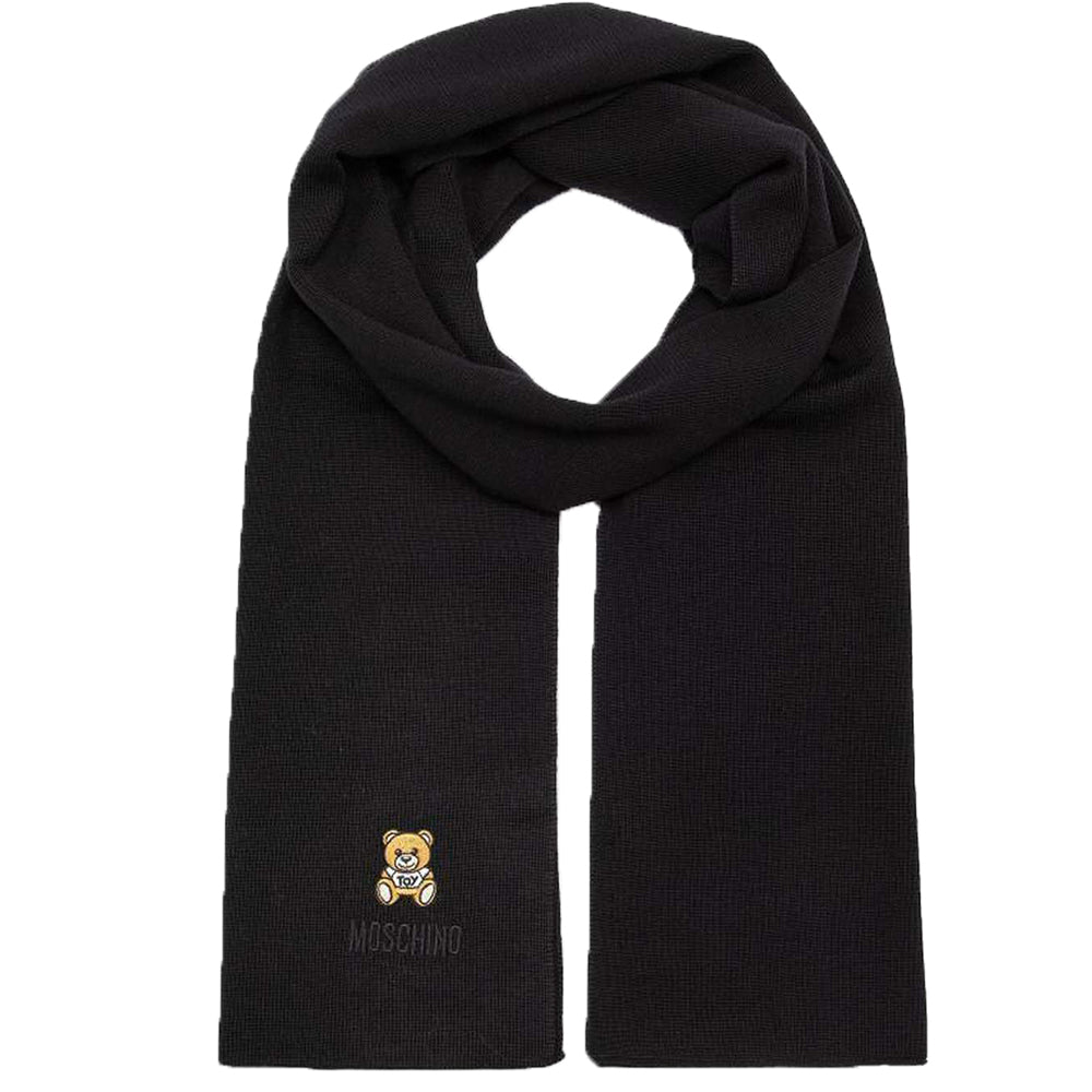 Sciarpa Moschino Art.30620 con teddy piccolo lato