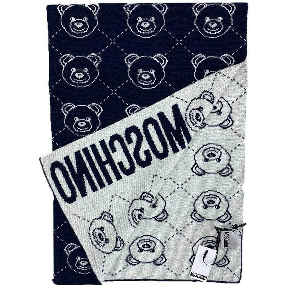 Sciarpa Moschino art 50120 con fantasia face teddy