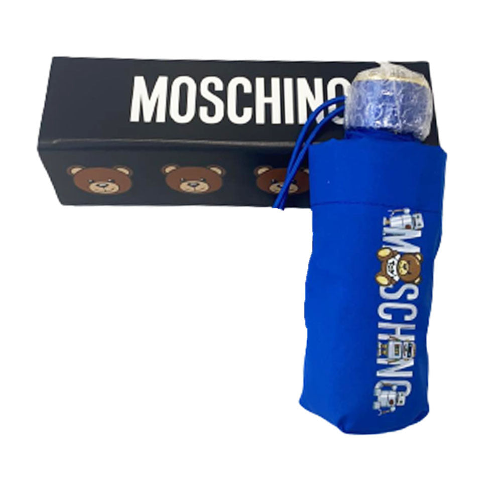 Ombrello Moschino supermini art 8123 blu