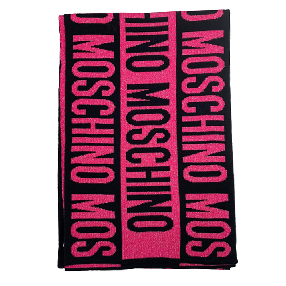 Sciarpa Moschino art 30623 fantasia logo grande