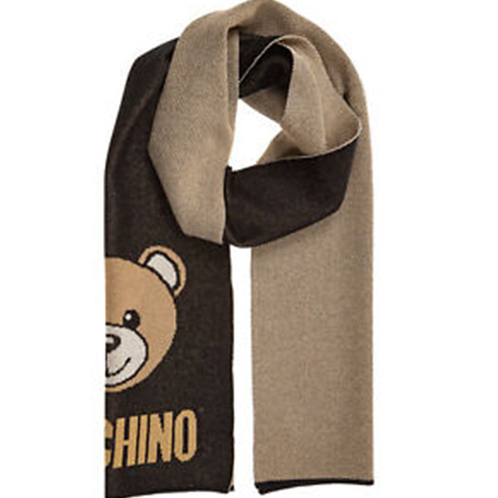 Sciarpa Moschino art 30666 lurex face teddy e logo