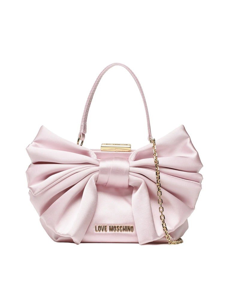 Borsa Love Moschino JC4076 Pochette Fiocco Satin Rosa