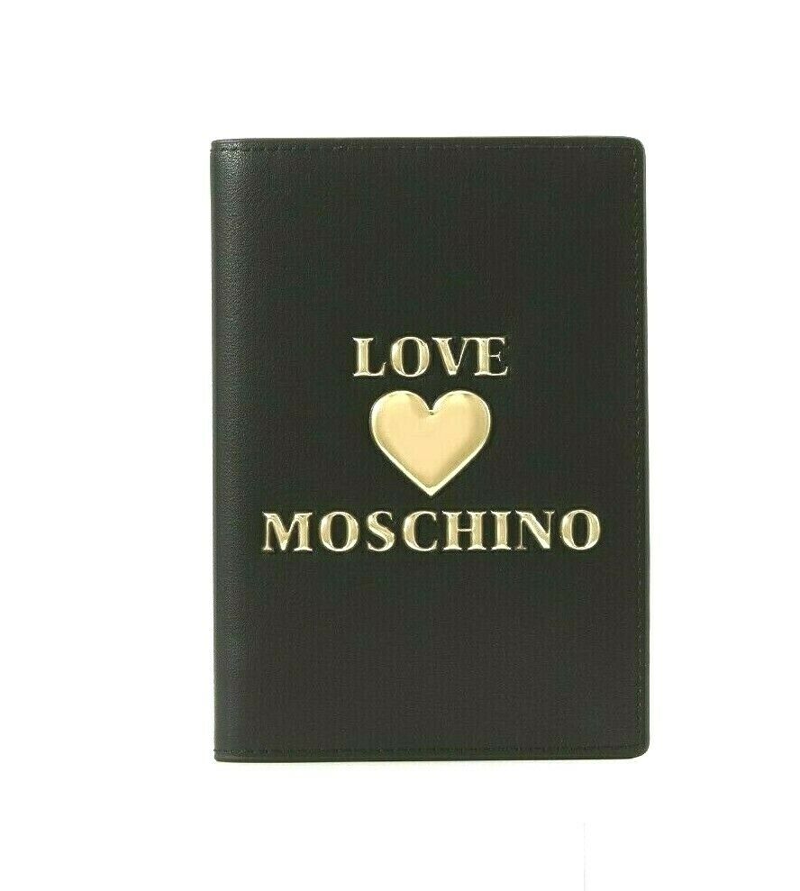 Portapassaporto Love Moschino JC5624 Nero cuore dorato