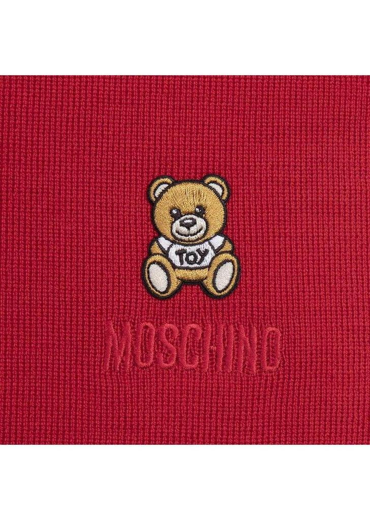 Sciarpa Moschino Art.30620 con teddy piccolo lato